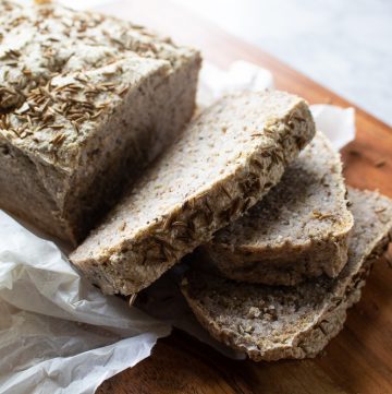 Flour free gluten free buckwheat bread