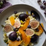 Millet Porridge with Grapes and figs